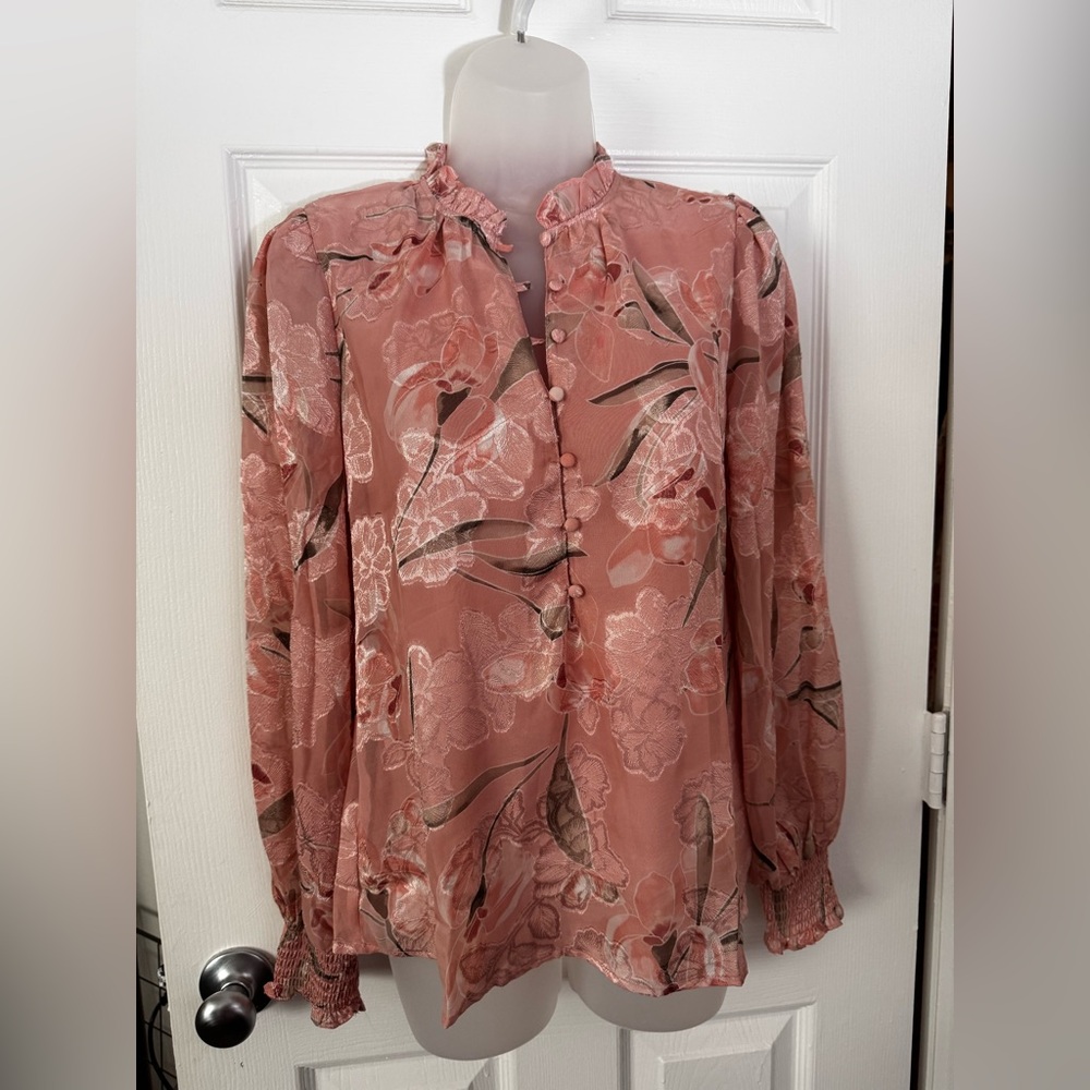 Floral Pink Blouse
